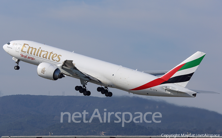 Emirates SkyCargo Boeing 777-F1H (A6-EFM) | Photo 246589