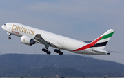 Emirates SkyCargo Boeing 777-F1H (A6-EFM) at  Barcelona - El Prat, Spain