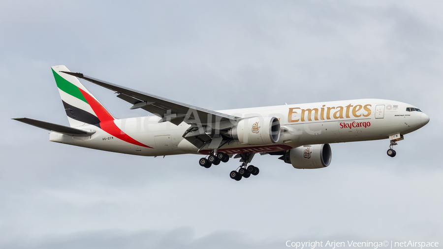 Emirates SkyCargo Boeing 777-F1H (A6-EFM) | Photo 505532