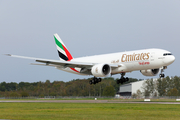 Emirates SkyCargo Boeing 777-F1H (A6-EFM) at  Hamburg - Fuhlsbuettel (Helmut Schmidt), Germany