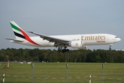 Emirates SkyCargo Boeing 777-F1H (A6-EFM) at  Hamburg - Fuhlsbuettel (Helmut Schmidt), Germany