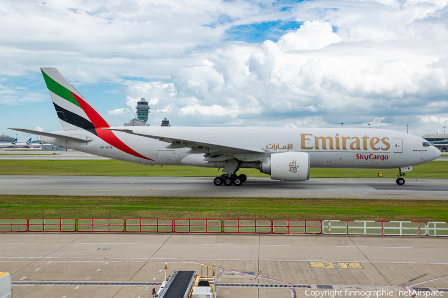 Emirates SkyCargo Boeing 777-F1H (A6-EFM) | Photo 520471