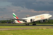 Emirates SkyCargo Boeing 777-F1H (A6-EFM) at  Maastricht-Aachen, Netherlands