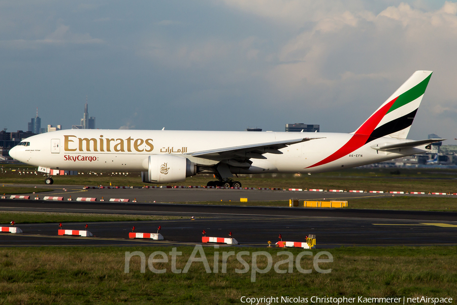 Emirates SkyCargo Boeing 777-F1H (A6-EFN) | Photo 106357