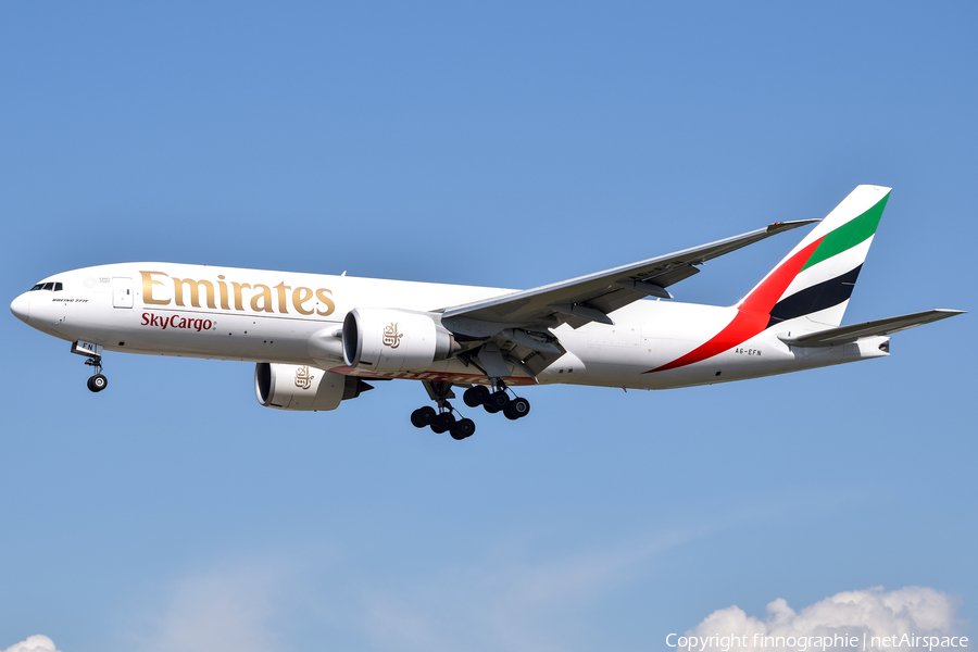 Emirates SkyCargo Boeing 777-F1H (A6-EFN) | Photo 422467