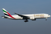 Emirates SkyCargo Boeing 777-F1H (A6-EFO) at  Amsterdam - Schiphol, Netherlands