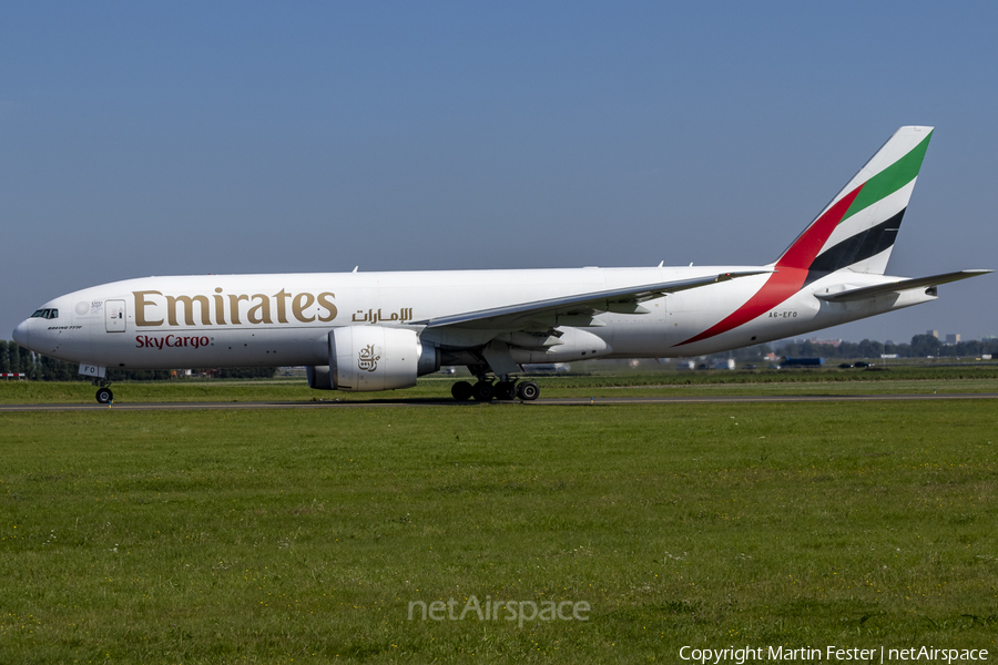 Emirates SkyCargo Boeing 777-F1H (A6-EFO) | Photo 489375