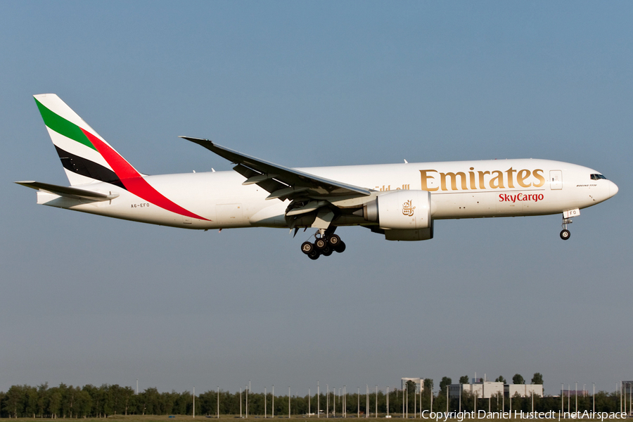 Emirates SkyCargo Boeing 777-F1H (A6-EFO) | Photo 491089