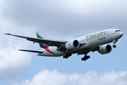 Emirates SkyCargo Boeing 777-F1H (A6-EFO) at  London - Heathrow, United Kingdom