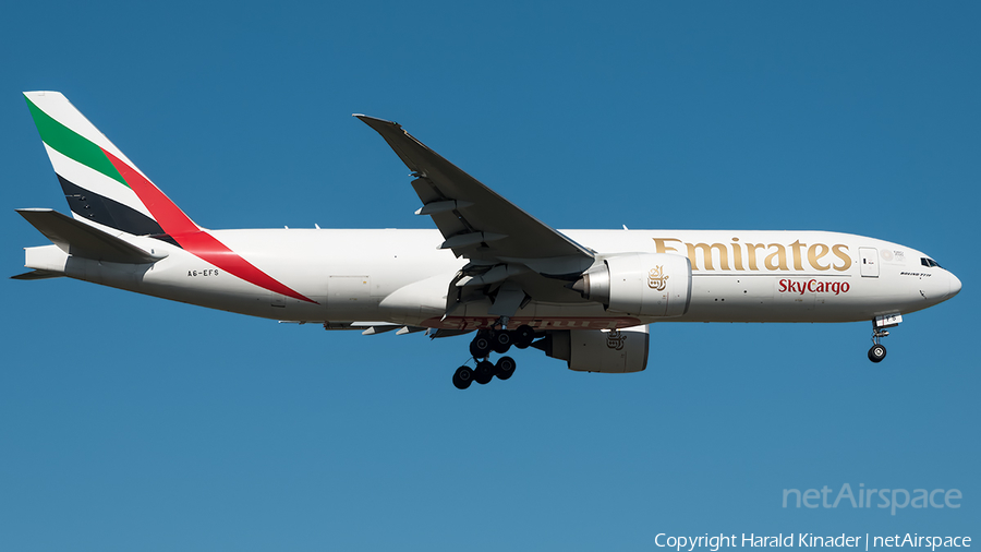 Emirates SkyCargo Boeing 777-F1H (A6-EFS) | Photo 354480