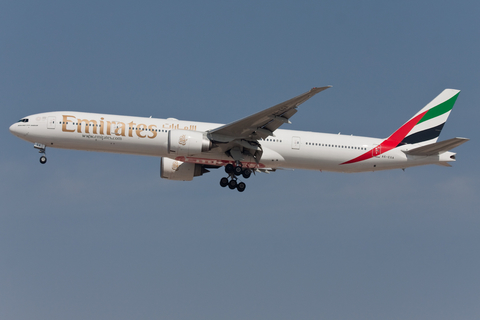 Emirates Boeing 777-31H(ER) (A6-EGA) at  Dubai - International, United Arab Emirates