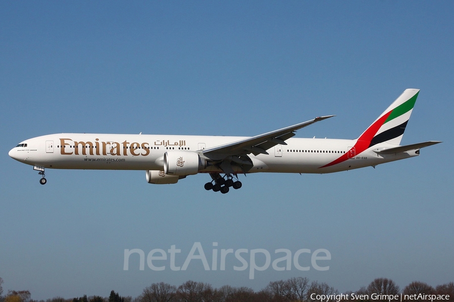 Emirates Boeing 777-31H(ER) (A6-EGD) | Photo 16498