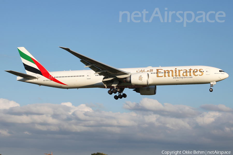 Emirates Boeing 777-31H(ER) (A6-EGD) | Photo 175821