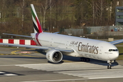 Emirates Boeing 777-31H(ER) (A6-EGF) at  Zurich - Kloten, Switzerland