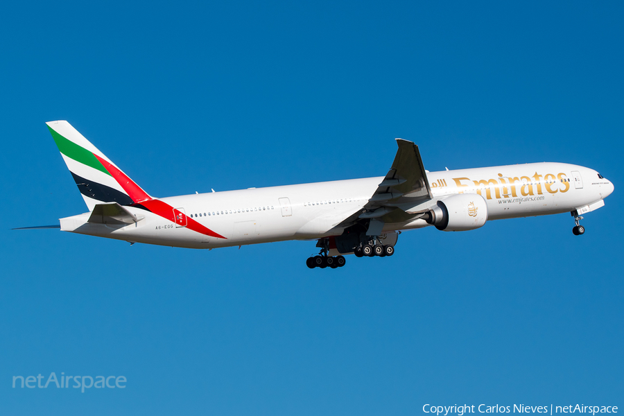 Emirates Boeing 777-31H(ER) (A6-EGG) | Photo 515496