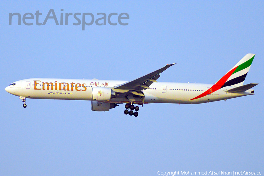 Emirates Boeing 777-31H(ER) (A6-EGI) | Photo 119050