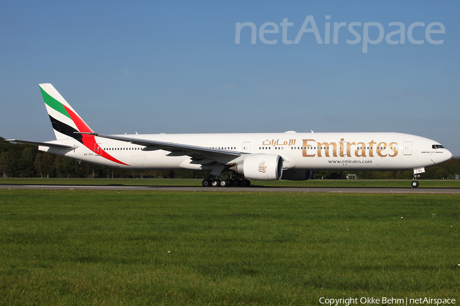 Emirates Boeing 777-31H(ER) (A6-EGL) | Photo 125744