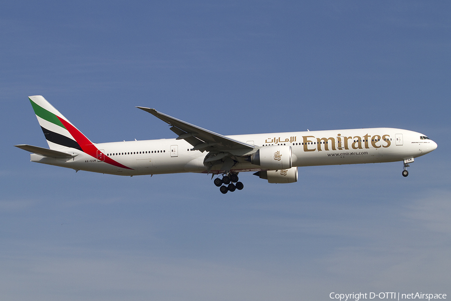 Emirates Boeing 777-31H(ER) (A6-EGM) | Photo 378783