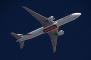 Emirates Boeing 777-31H(ER) (A6-EGP) at  In Flight - Sao Roque, Brazil