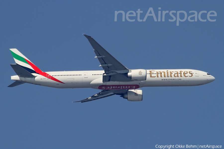 Emirates Boeing 777-31H(ER) (A6-EGT) | Photo 72312