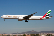 Emirates Boeing 777-31H(ER) (A6-EGU) at  Barcelona - El Prat, Spain
