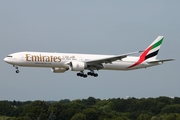 Emirates Boeing 777-31H(ER) (A6-EGV) at  Hamburg - Fuhlsbuettel (Helmut Schmidt), Germany
