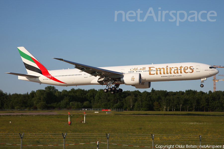Emirates Boeing 777-31H(ER) (A6-EGW) | Photo 72313
