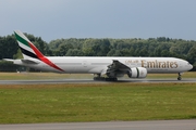 Emirates Boeing 777-31H(ER) (A6-EGX) at  Hamburg - Fuhlsbuettel (Helmut Schmidt), Germany