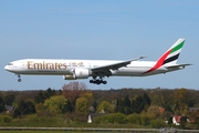 Emirates Boeing 777-31H(ER) (A6-EGX) at  Hamburg - Fuhlsbuettel (Helmut Schmidt), Germany