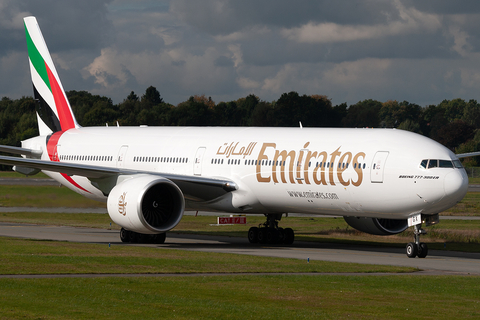 Emirates Boeing 777-31H(ER) (A6-EGX) at  Hamburg - Fuhlsbuettel (Helmut Schmidt), Germany