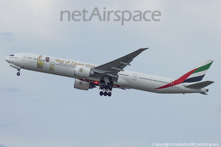 Emirates Boeing 777-31H(ER) (A6-EGZ) | Photo 299871