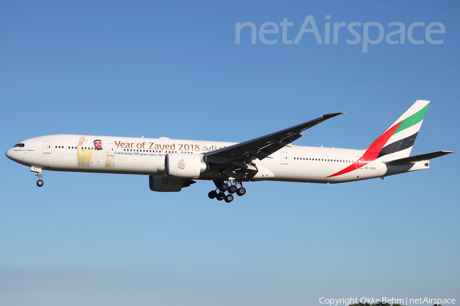 Emirates Boeing 777-31H(ER) (A6-EGZ) | Photo 250551