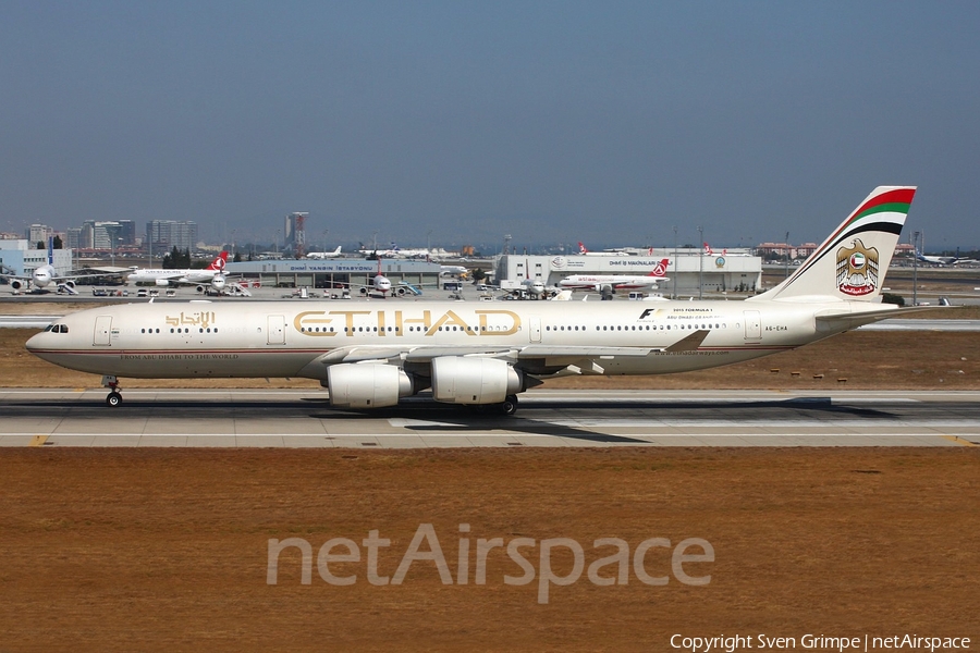 Etihad Airways Airbus A340-541 (A6-EHA) | Photo 82890