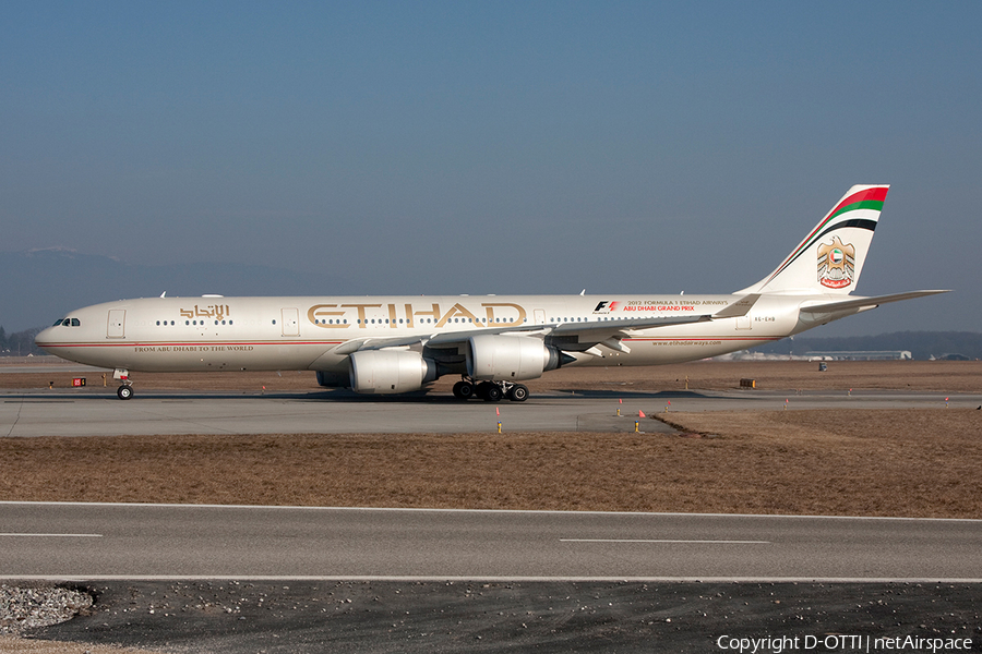 Etihad Airways Airbus A340-541 (A6-EHB) | Photo 376301