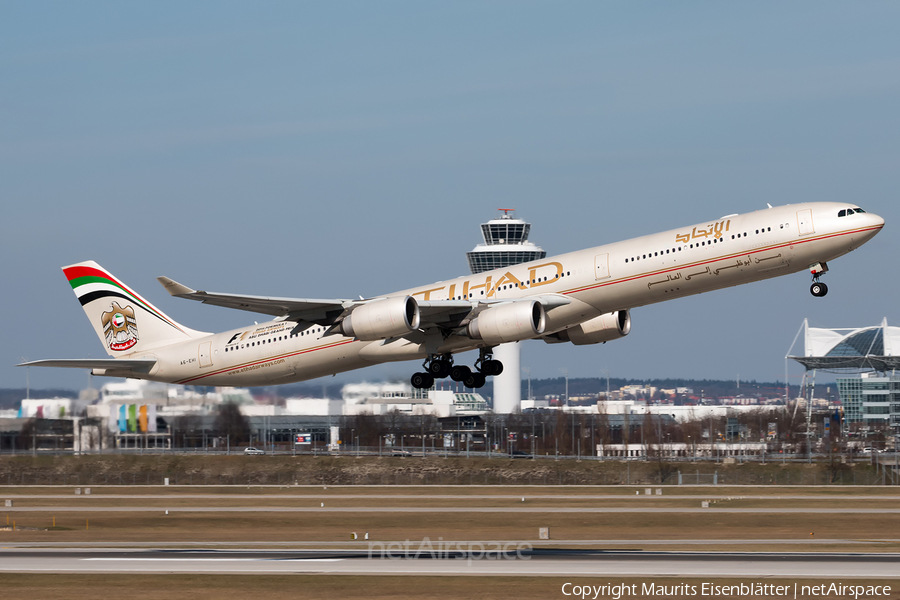 Etihad Airways Airbus A340-642 (A6-EHI) | Photo 153973