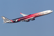 Etihad Airways Airbus A340-642 (A6-EHJ) at  London - Heathrow, United Kingdom