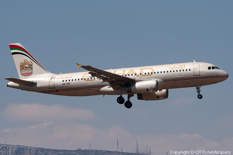Etihad Airways Airbus A320-232 (A6-EIH) | Photo 316161