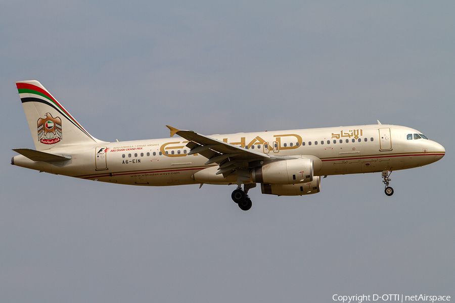 Etihad Airways Airbus A320-232 (A6-EIN) | Photo 308620
