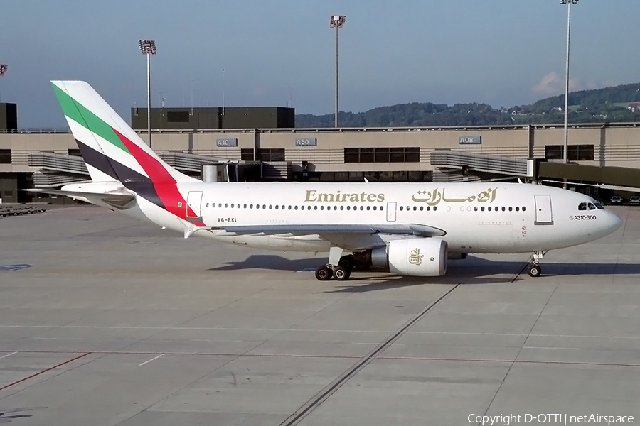 Emirates Airbus A310-308 (A6-EKI) | Photo 144690