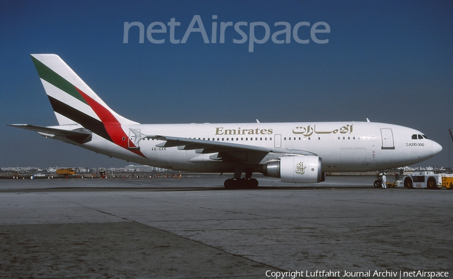 Emirates Airbus A310-308 (A6-EKK) | Photo 419067