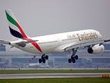 Emirates Airbus A330-243 (A6-EKQ) at  Warsaw - Frederic Chopin International, Poland