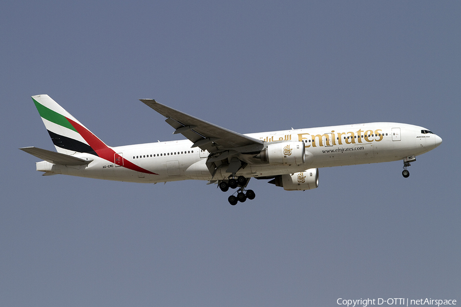 Emirates Boeing 777-21H (A6-EMD) | Photo 286614