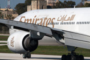 Emirates Boeing 777-21H (A6-EMD) at  Luqa - Malta International, Malta