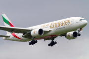 Emirates Boeing 777-21H(ER) (A6-EMH) at  London - Heathrow, United Kingdom