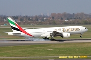 Emirates Boeing 777-21H(ER) (A6-EMI) at  Dusseldorf - International, Germany