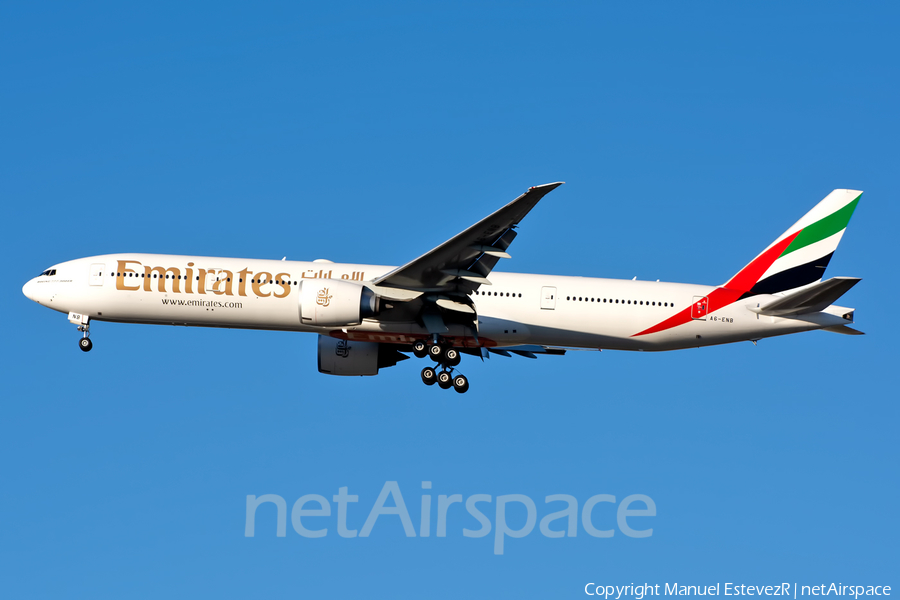 Emirates Boeing 777-31H(ER) (A6-ENB) | Photo 322787