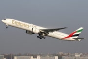 Emirates Boeing 777-31H(ER) (A6-ENC) at  Warsaw - Frederic Chopin International, Poland