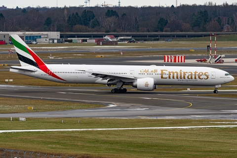 Emirates Boeing 777-31H(ER) (A6-END) at  Hamburg - Fuhlsbuettel (Helmut Schmidt), Germany
