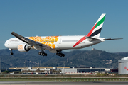 Emirates Boeing 777-31H(ER) (A6-ENG) at  Barcelona - El Prat, Spain