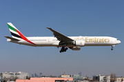 Emirates Boeing 777-31H(ER) (A6-ENK) at  Warsaw - Frederic Chopin International, Poland